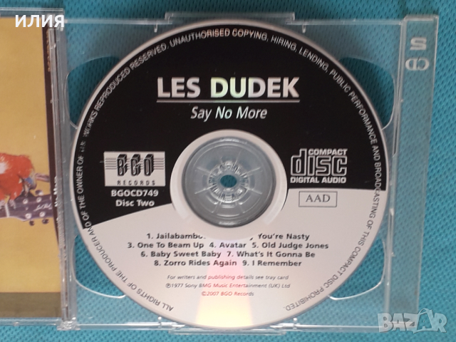 Les Dudek – 1976- Les Dudek / 1977 - Say No More(2CD)(Southern Rock,Jazz-Rock), снимка 7 - CD дискове - 45061545