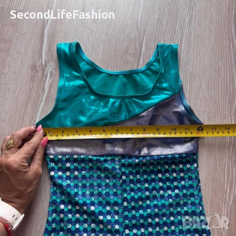 Детско трико за гимнастика, акробатика, йога 14 г., снимка 4 - Художествена гимнастика - 52502533