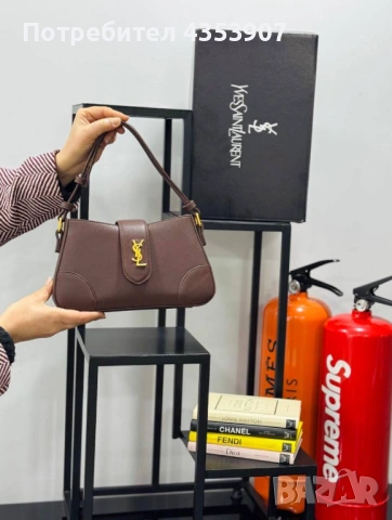  Дамски чанти Saint Laurent, снимка 5 - Чанти - 53702338