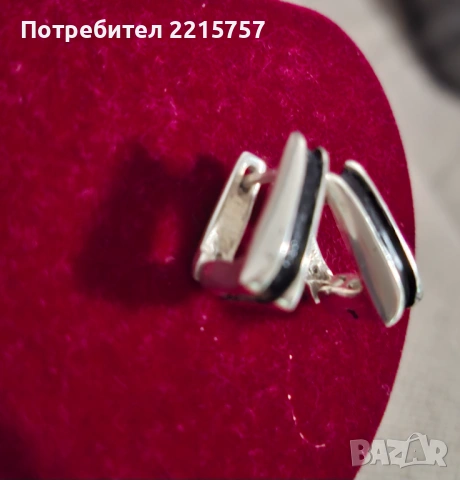 Сребърни обеци., снимка 9 - Обеци - 52460280