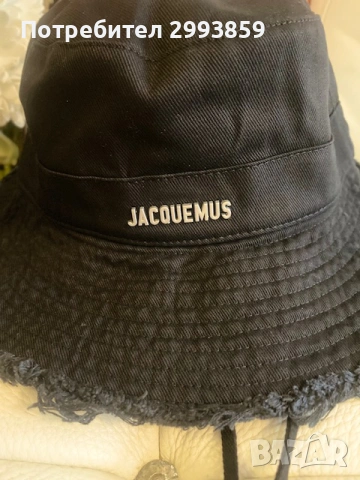 шапка JACQUEMUS Le Bob Artichaut bucket hat, снимка 8 - Шапки - 53504982