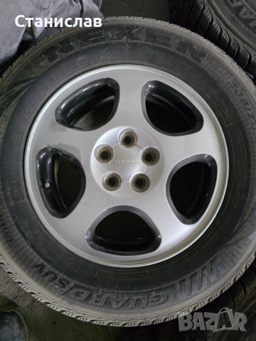 Оригинални джанти с гуми за Субару 205/70 R15, снимка 2 - Гуми и джанти - 52044546