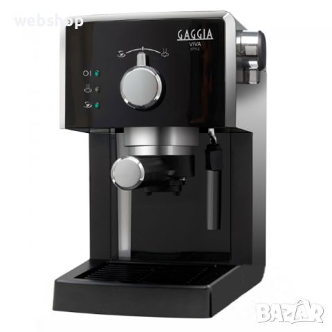 Ръчна еспресо машина Gaggia Viva Style, 15 bar, 1050 W, Черна, снимка 1 - Кафемашини - 46361068