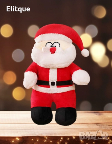 Плюшена играчка Дядо Коледа – 35 см, снимка 2 - Плюшени играчки - 52586844