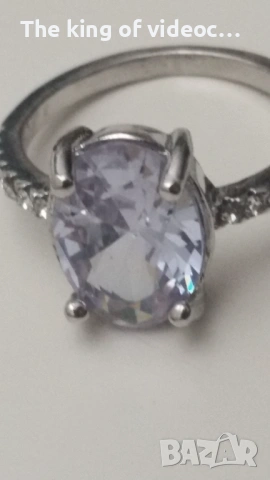 2 броя дизайнерски дамски пръстени SWAROVSKI , снимка 2 - Пръстени - 53584735