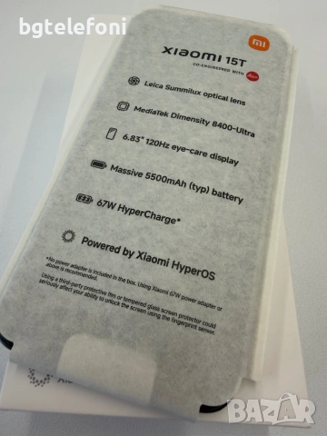 Xiaomi 15T 12/512, активиран февруари,на 39 зареждания, снимка 3 - Xiaomi - 54163900