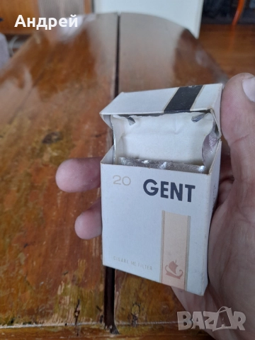 Кутия от цигари Gent, снимка 6 - Колекции - 52940473