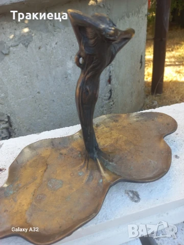 СТАРА БРОНЗОВА СТАТУЕТКА ФИГУРА , снимка 7 - Антикварни и старинни предмети - 51239797
