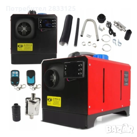 Автономен дизелов отоплител Boxer BX-901 с мощност 12 kW и захранване 12V 24V 220V, снимка 4 - Градинска техника - 53877647