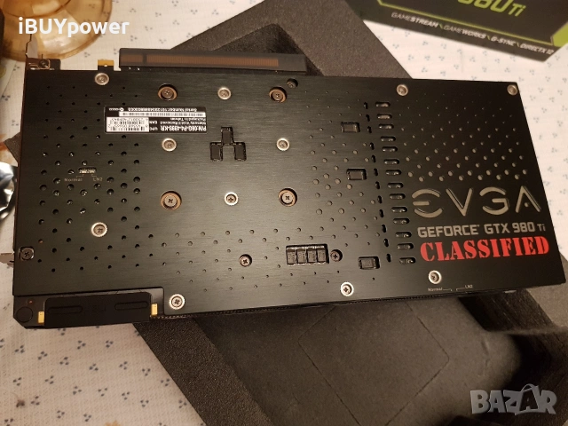 Evga 980ti Classified , снимка 5 - Видеокарти - 54217154