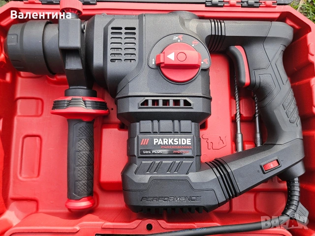 Перфоратор Parkside Performance PPHB 1050 A1, 4.1 J .Чисто нов, снимка 4 - Перфоратори - 54117602