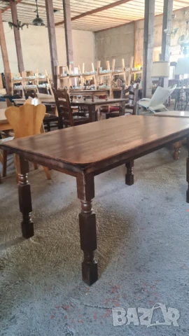 разтегателна маса с резбовани крака , снимка 4 - Маси - 50700851