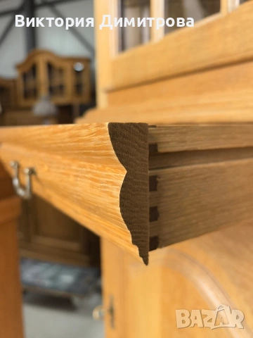 Ъглова витрина Антик , снимка 10 - Секции и витрини - 53611794