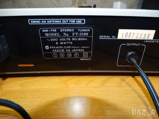 HITACHI FT-3500 ..., снимка 11 - Ресийвъри, усилватели, смесителни пултове - 53915170