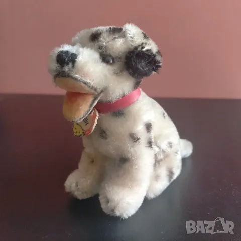 Колекционерска мека играчка Steiff Dalmatian Puppy Dog Dolly 10 см, снимка 4 - Колекции - 47481912