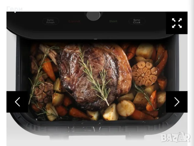 Instant Vortex PLUS VersaZone Air Fryer 8.5 л. Еър фраер, снимка 3 - Фритюрници - 50182061