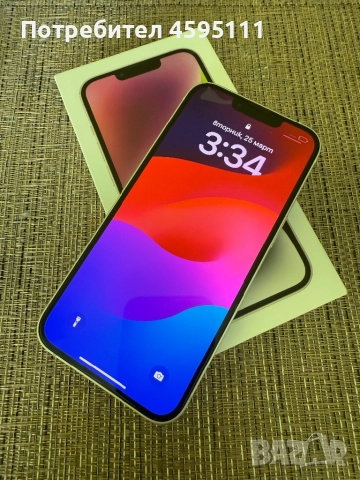 iPhone 14 – 128GB | 600 лв. Батерия 90% | Като нов + подаръци, снимка 3 - Apple iPhone - 51714311