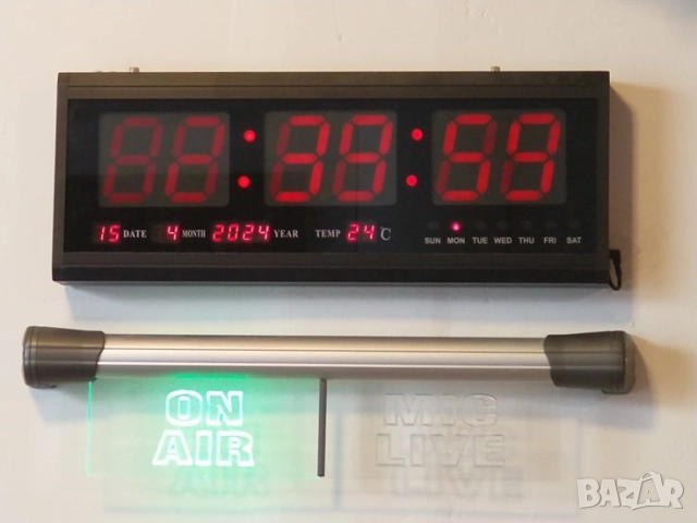 електронен часовник за стена