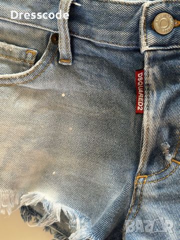 Къси дънкови панталонки Dsquared2, снимка 5 - Къси панталони и бермуди - 45371303