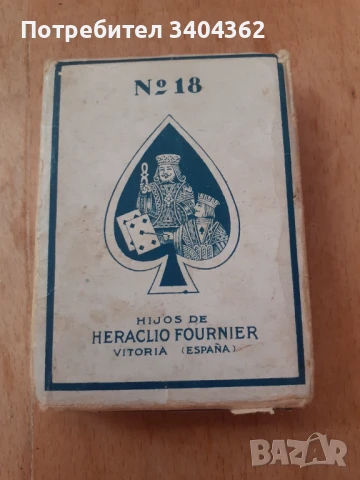 Стари колекционерски карти за игра Poker - N18, снимка 2 - Антикварни и старинни предмети - 51109121