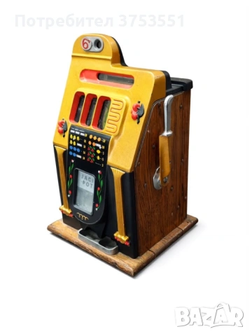 Антична слот машина Mills Golden Falls, снимка 2 - Антикварни и старинни предмети - 53871600