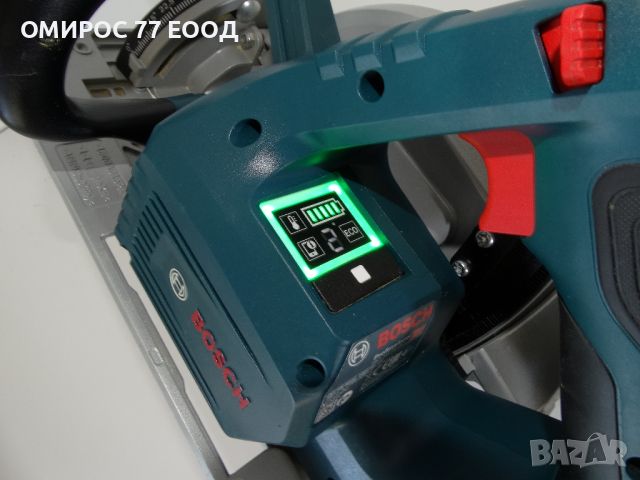 Bosch GKS 18V - 68 + 4.0 Ah - Акумулаторен циркуляр + линеал 1600 мм, снимка 13 - Други инструменти - 46291071