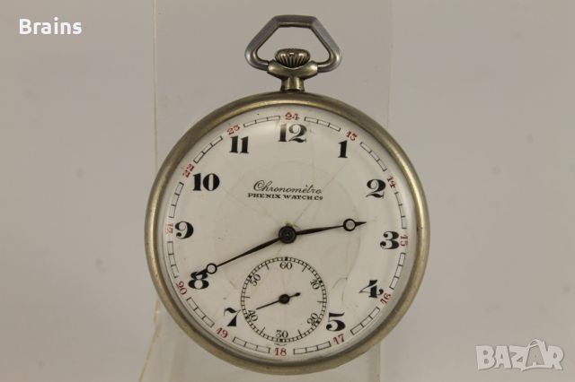 PHENIX Watch Co Chronometre Швейцарски Джобен Часовник