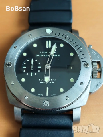 Panerai Submersible Titanium 1950 3 Days Automatic PAM00305, снимка 5 - Мъжки - 54093220