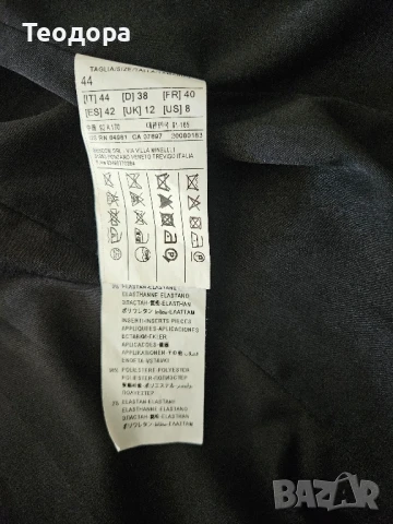 Дамско сако черно Stile Benetton , снимка 5 - Сака - 50571993