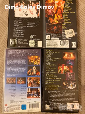 IRON MAIDEN VHS колекция. Видео касети., снимка 2 - Други музикални жанрове - 45387133