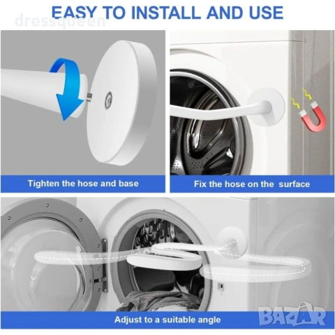 4790 Гъвкав магнитен държач за врата на автоматична пералня – Универсален модел, снимка 4 - Други стоки за дома - 54069970