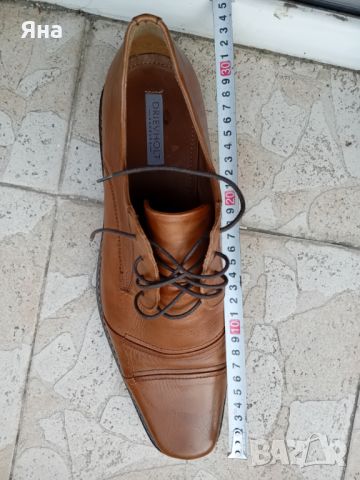 Мъжки обувки, естествена кожа №45, снимка 4 - Официални обувки - 46419191