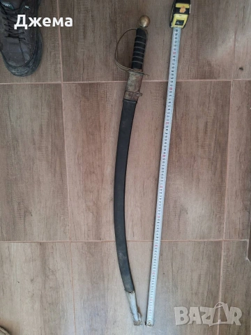 Рядка Антична Сикхска Сабя (Талвар) от XIX век – с Гравюри и Надписи на Гурмукхи, снимка 2 - Колекции - 53785950