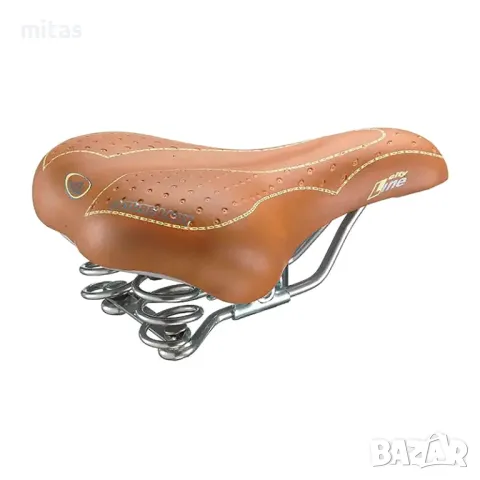 Седалка за велосипед Selle Monte Grappa Future , Кафява, Made in ITALY, снимка 3 - Аксесоари за велосипеди - 49703179