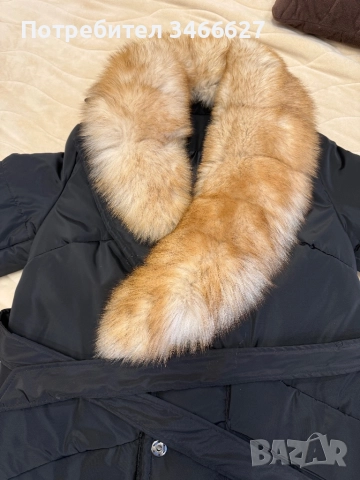 Зимно яке от естествен косъм , снимка 2 - Якета - 52913860