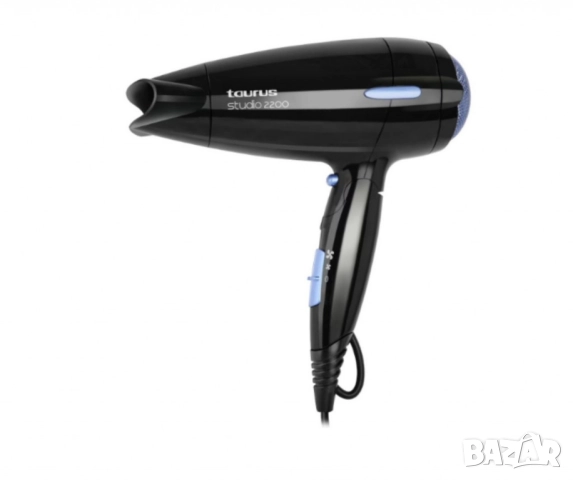 Сешоар Taurus Studio 2200, 2200W, 2 скорости, 2 нива на температура, Концентратор + Дифузер, снимка 5 - Сешоари - 51922452