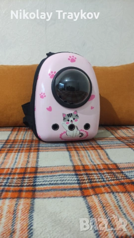 Раница за котки тип "космонавт"