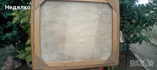 Стара,красива,майсторска картина,масло на платно , снимка 12 - Картини - 53605764