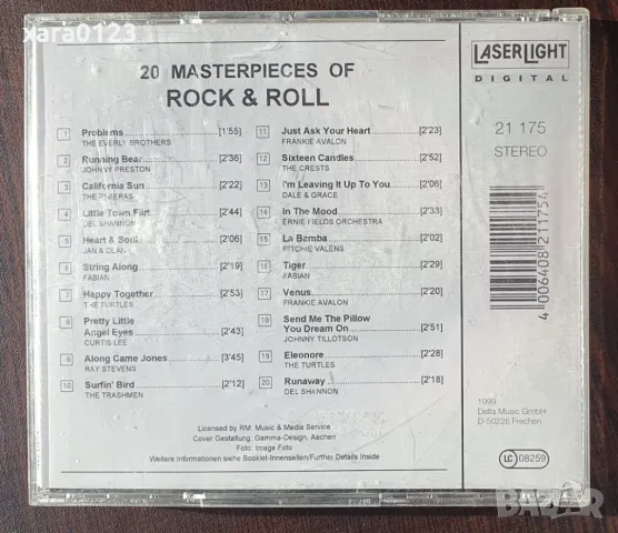 20 Masterpieces Of Rock & Roll, снимка 2 - CD дискове - 48498856