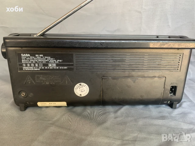 радио Saba RX125, снимка 6 - Радиокасетофони, транзистори - 50676016