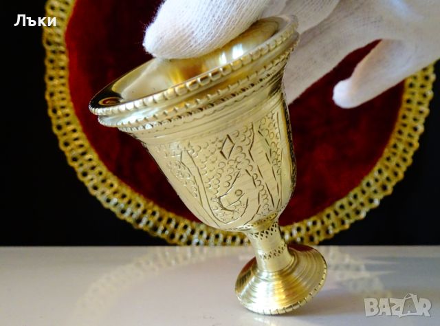 Разкошна персийска бронзова чаша,бижу. , снимка 9 - Антикварни и старинни предмети - 45494487