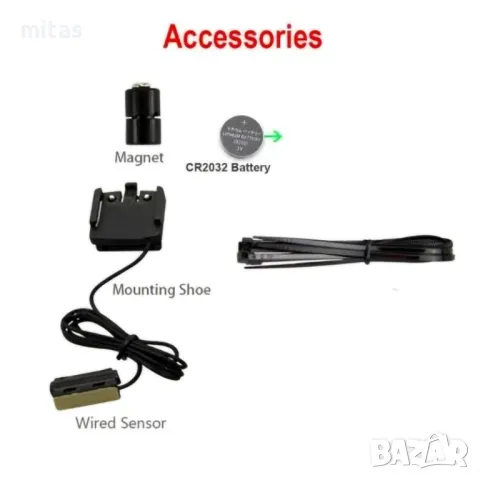 Велокомпютър с 25 функции, Водоустойчив, LED подсветка, LCD 39х48мм., снимка 10 - Аксесоари за велосипеди - 50380913