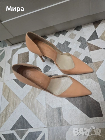 Обувки Зара от естествена кожа , снимка 5 - Детски обувки - 54011603