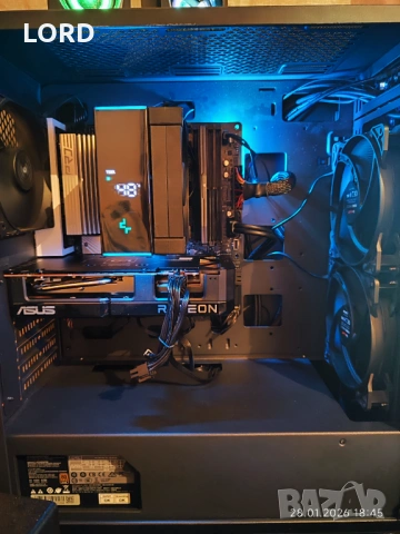 Геймърски Ryzen 7 7800X3D, RX 7600 8GB, RAM 16GB DDR5 6000, SSD 1TB NVME - Гаранция!
