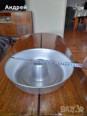 Стара алуминиева форма за кекс #10, снимка 6 - Други ценни предмети - 53539214