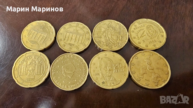 Евро монети, снимка 4 - Нумизматика и бонистика - 53815334