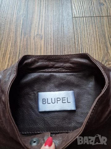 Страхотно мъжко кожено яке BLUPEL , естествена кожа, размер 2XL, снимка 5 - Якета - 52844423