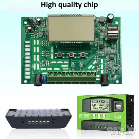 НОВ! MPPT Соларен Контролер 20A, 60А, 100А с LCD дисплей, снимка 3 - Друга електроника - 51100699