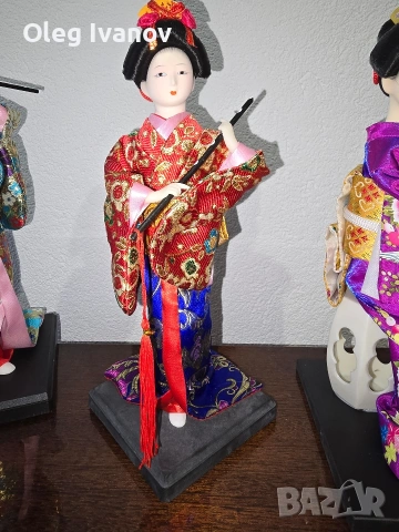 японска кукла гейша, снимка 4 - Кукли - 53243896