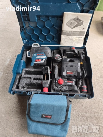 Bosch GLL 3-80 C 3х360 лазерен нивелир